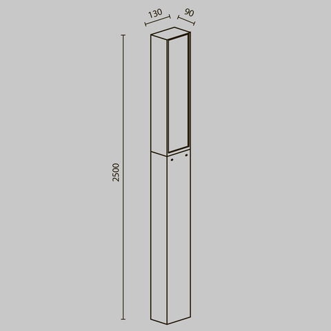 Ландшафтный светодиодный светильник Maytoni Blitz O470FL-L40GF3K