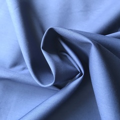 Ткань хлопок сорочечный синий 2068