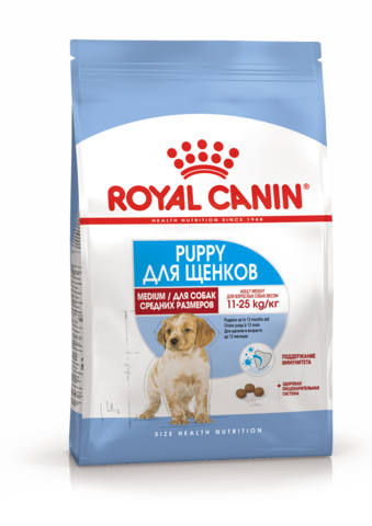 Royal Canin Medium Puppy сухой корм для щенков средних пород 14кг