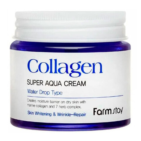 FarmStay Collagen Super Aqua Cream - Крем cуперувлажняющий с коллагеном