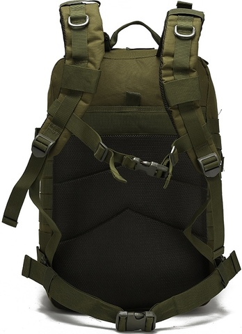 Картинка рюкзак тактический Skully Tactic RWZS65 green - 4