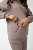 Утепленный спортивный костюм для беременных и кормящих  15360 какао