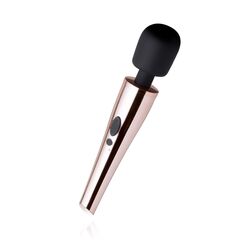 Черно-розовый вибромассажер Nouveau Wand Massager - 30 см. - 