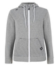 Толстовка на молнии Noname Track Hoodie 23 Wos Grey Melange женская