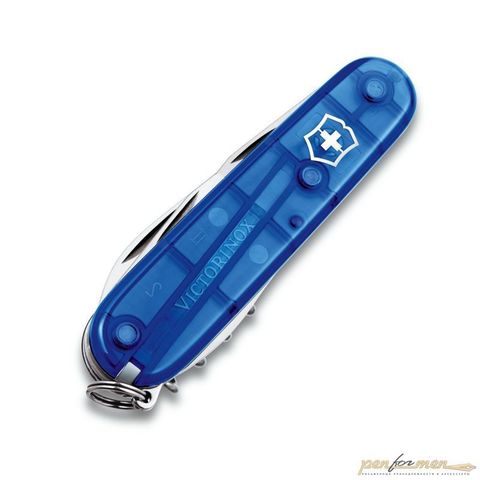 Нож перочинный Victorinox Spartan 91мм 12 функций прозрачный синий (1.3603.T2)