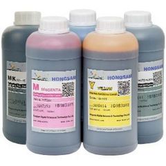 Комплект водных чернил для Canon imagePROGRAF TM-200, TM-205, TM-300, TM-305. Набор 5 цветов по 1000 мл.