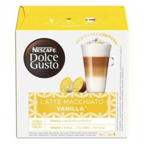Кофе в капсулах Nescafe Dolce Gusto Latte Macchiato Vanilla 8 порций (16 капс.)