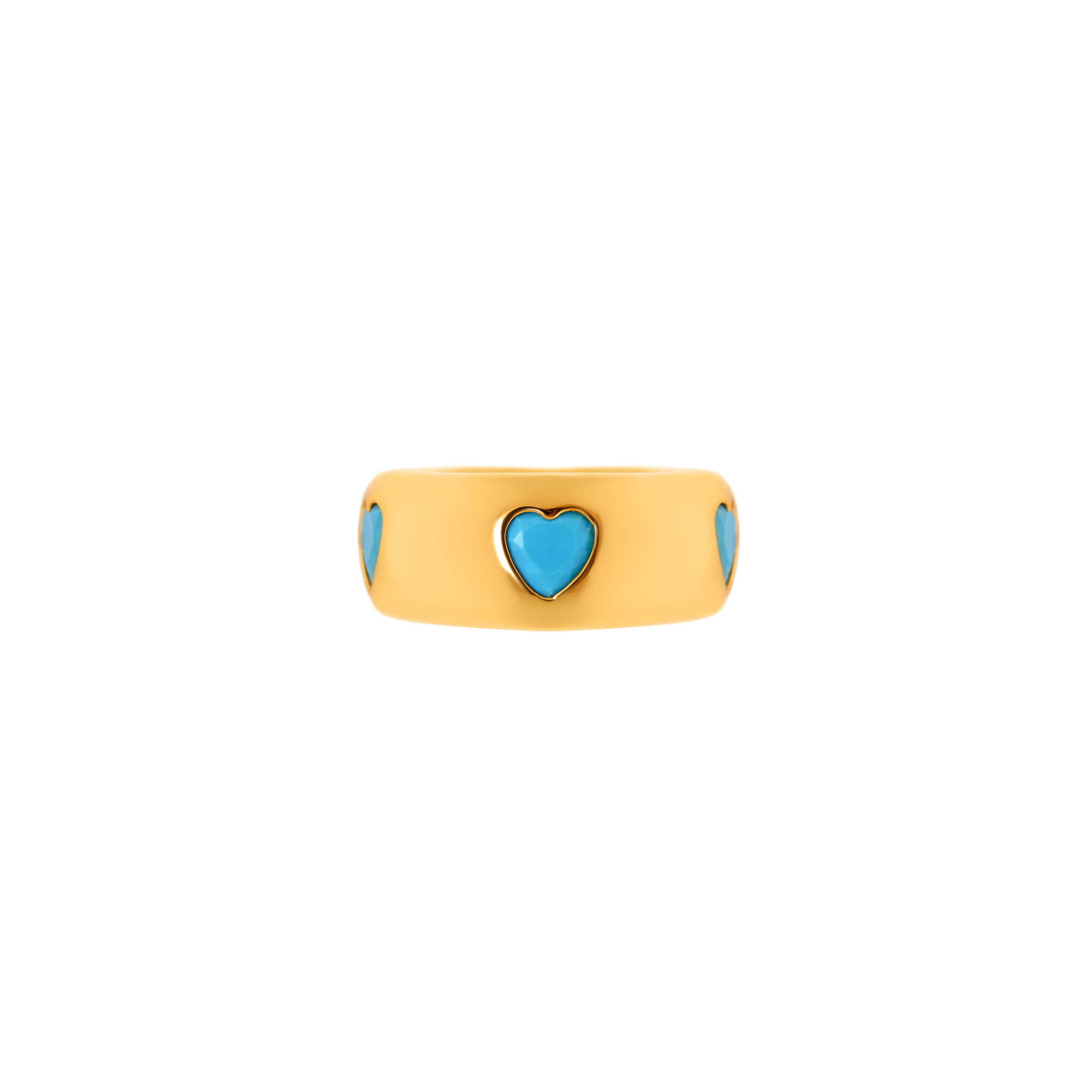 Кольцо Turquoise Heart Ring