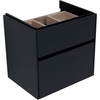 Aquanet 312875 Тумба с раковиной Aquanet Бруклин 60 цв. антрацит матовый (312875)