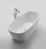 BelBagno BB72-1700-W0 Отдельностоящая, прямоугольная акриловая ванна в комплекте со сливом (донным клапаном) цвета хром, без перелива 1700x780x600