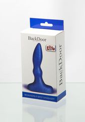 Синий анальный стимулятор Beginners p-spot massager - 11 см. - 