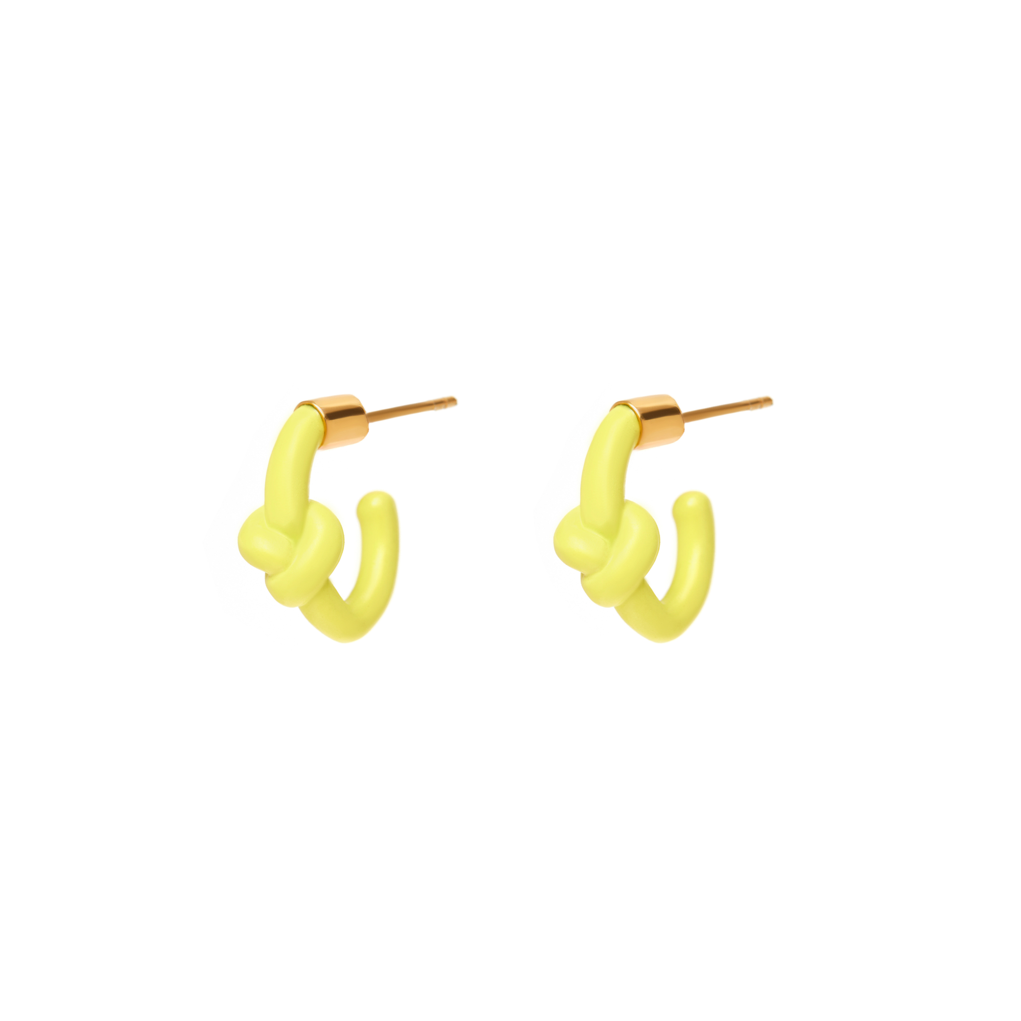 MER'S Серьги Twist & Shout Earrings – Yellow