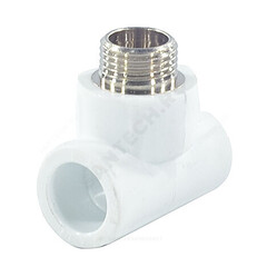 Тройник PP-R комбинированный белый Дн 32х3/4" НР PRO VALFEX 10128132-PRO