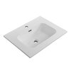 Cezares ECO-CER-N-1200-2C-SO-NCS-P ECO-CER-N База под раковину подвесная с двумя выкатными ящиками, Орех шоколад Софт, 1200x457x500, ECO-CER-N-1200-2C-SO-NCS-P
