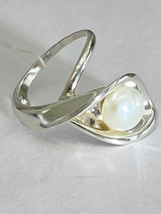 Калла (кольцо из серебра)