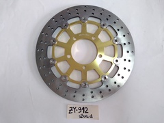Диск тормозной передний на KAWASAKI  ZX 6 R NINJA  636 / 600/ ZX6RR  600/ ZX10R 1000, ER6F / ER6FN 650, Z 750 / 750-ABS, Z 1000 / ABS, Z 1000 SX / ABS золотой
