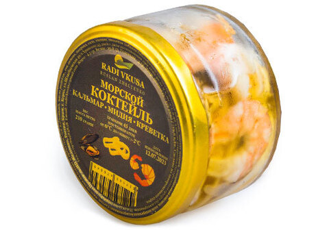 Морской коктейль в масле, 250мл