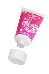 Возбуждающий гель на водно-силиконовой основе Cosmo Vibro с ароматом земляники - 25 гр. - 