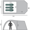 Картинка палатка кемпинговая Btrace Element 3  - 4