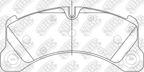 Колодки NiBK PN35001