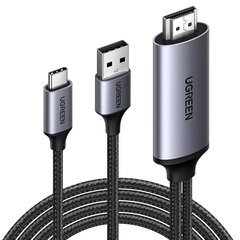 Адаптер  UGREEN CM773 (35984A) 4K@60Hz HDMI to USB-C Adapter, серый