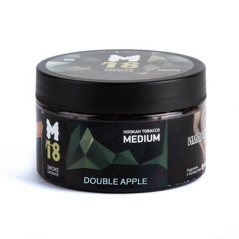 Табак M18 Medium Double apple (Двойное яблоко) 200 г