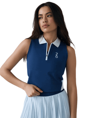 Поло женское 7/6 Kris Top - Navy Peony, арт. KT76-4029