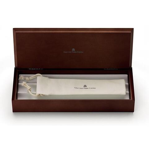 Карандаш механический Graf von Faber-Castell Classic Anello Ebony Wood Platinum, 0.7 mm (135534)