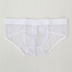 Плавки мужские белые  в сетку (размер S)