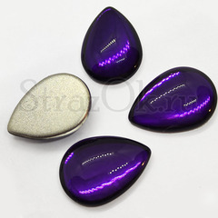 Кабошоны из стекла Imperial Purple, Капля на StrazOK.ru
