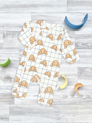 Комбинезон Mjölk Круассаны, на окантовке