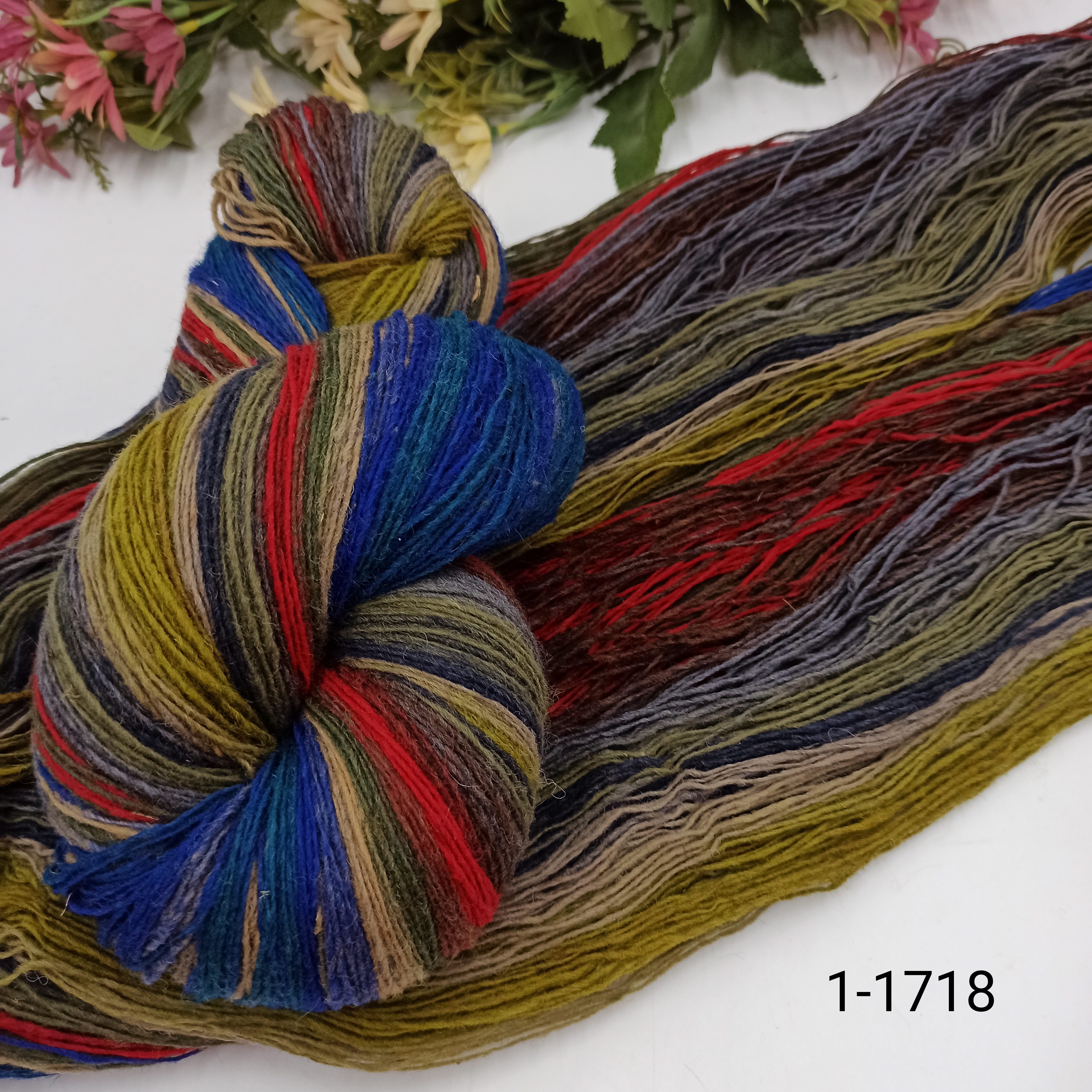 Дундага 6/1 шерсть секционного окрашивания 01-1718 420м/100гр