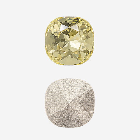 Кристалл Кушон (Сushion), оттенок "Лимонад"/"Jonquel", 12мм