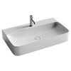 Ceramica Nova Aura CN2006 Умывальник с 1 отверстием для смесителя, без перелива, 80x47, цвет: белый