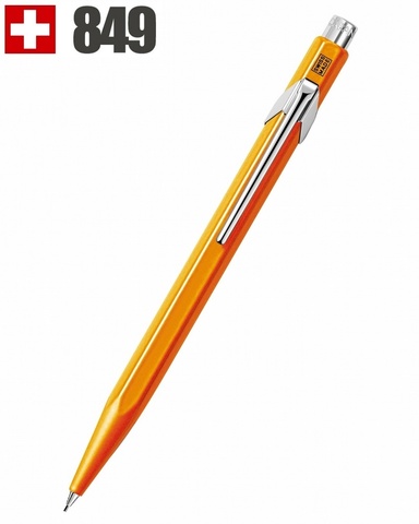 Карандаш механический Caran d’Ache Office 844 Popline Orange Fluo, 0.7 mm  (844.030)