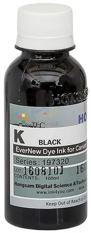 Чернила DCtec серии 197320 - Black (фото чёрный) 100 мл