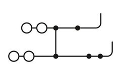 PTTBS 2,5-TWIN/2P-PV-Двухъярусные клеммы