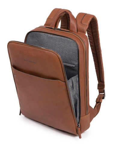 Рюкзак Piquadro Black Square, коричневый, кожа натуральная (CA4770B3/CU)