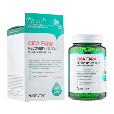 FarmStay Cica Farm Recovery Ampoule - Сыворотка ампульная с центеллой азиатской