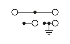 PTIO 1,5/S/3-PE-Клеммный модуль для подключения датчиков и исполнительных элементов