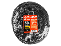 ЗУБР ПВС-307-Ш ПВС 3x0.75 50м 2500Вт, Силовой удлинитель-шнур (55022-50)