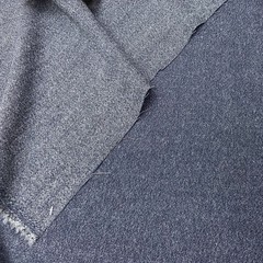 Ткань костюмно-плательная серо-синяя 3377