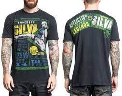 Affliction | Футболка мужская Silva Legend A14204 спина и перед