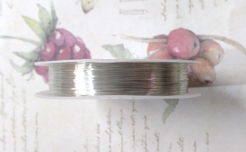 проволка 0,3 (15м) цвет серебро