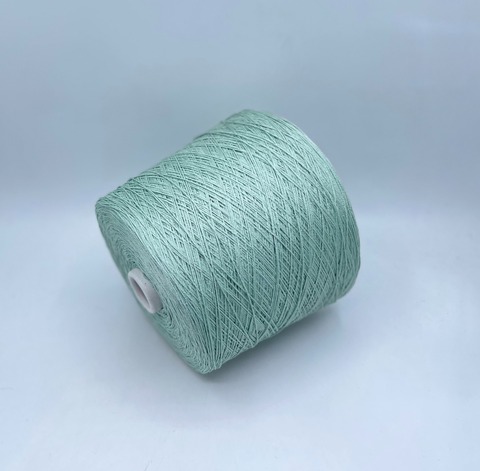 Luxury Selection by Ri.Go (пр.Италия), art-Seta shappe ,550м/100гр. 100%Шелк Шаппе , цвет-Светло-зеленый(209/638), арт-34317