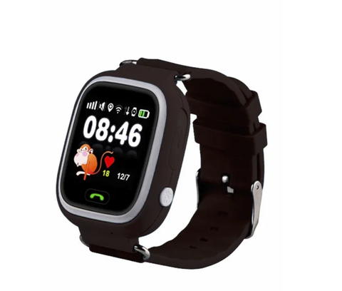 Умные часы для детей Smart Watch Q80(Q90) c GPS (black) чёрные