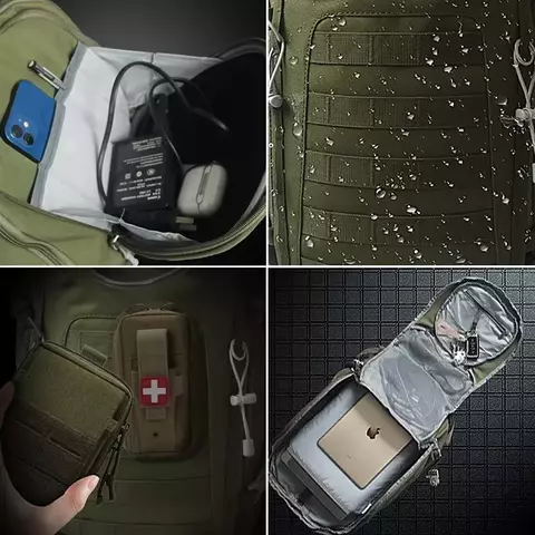 Картинка рюкзак туристический Ai One 1724 black - 16