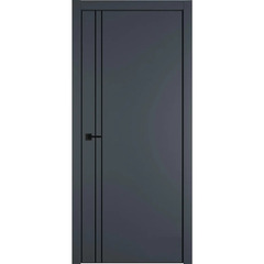 Купить Межкомнатная дверь экошпон VFD Urban 2V onyx кромка black edge