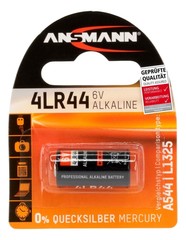 Батарейка щелочная 4LR44 ANSMANN 6V