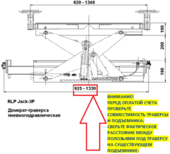 Траверса RUDETRANS RLPJack-3P 3т